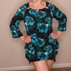 Blue Flower Tunic - Large